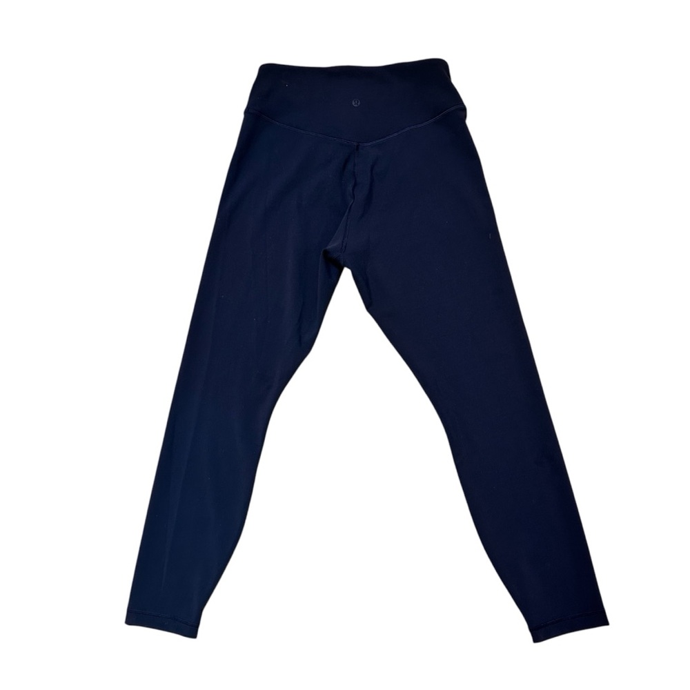 Lululemon Wunder Under SmoothCover High-Rise 25” Leggings - Size 10 - True Navy - Picture 8 of 10